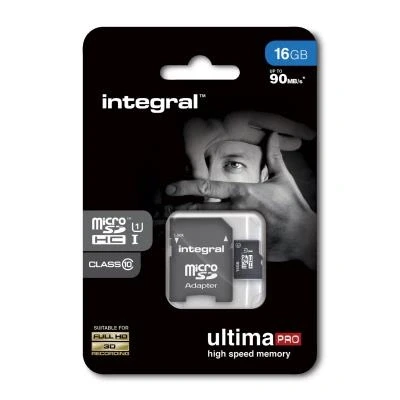 Imagen de Tarjeta Memoría Microsdhc Integral Memory 16gb Clase 10 (90 Mbs)