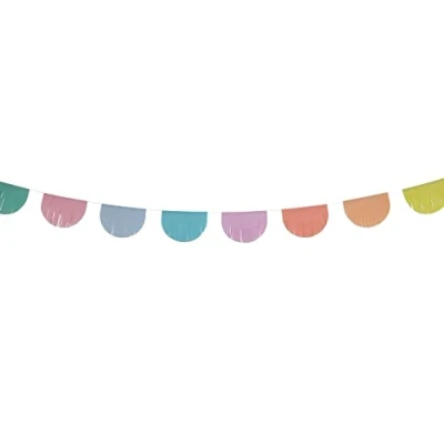 Imagen de Folat 18987 Guirnalda de Flecos Pastel 6 metros, multicolor