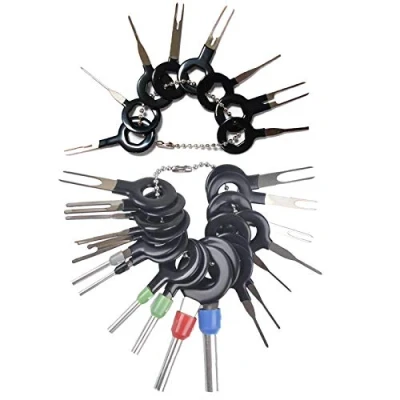 Imagen de QISF 26 Piezas Kit de Herramientas Eliminación Terminales Extractor Eléctricos Pines Coche