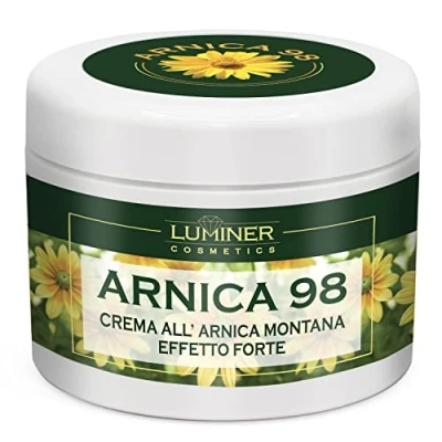 Imagen de LUMINER Árnica para Caballos de Uso Humano 500ml, Arnica Crema Antiinflamatoria Masajes Articulares y Musculares, Fórmula Natural Concentrada Acción Rápida, Made in Italy
