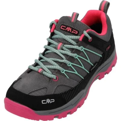 Imagen de CMP Kids Rigel Low Trekking Shoe Wp, Zapatillas de Senderismo Unisex niños, Multicolor (Cemento Pink Fluo), 30 EU