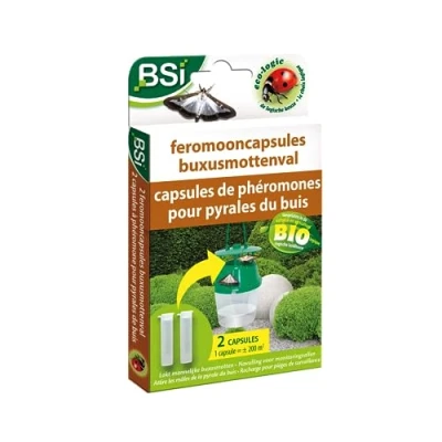 Imagen de BSI Capsules de phéromones piège pyrale du buis feromonas Trampa piral del boj, plástico, sin