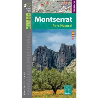 Imagen de Montserrat 1: 10.000/ 5.000: PARC NATURAL (ALPINA 10 1/10.000)