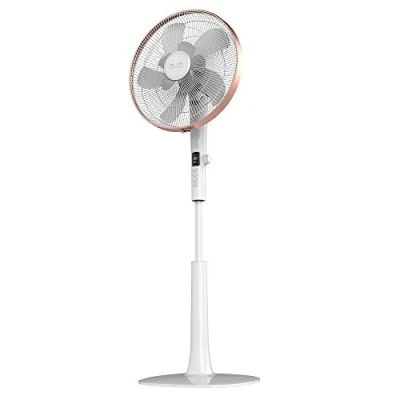 Imagen de Cecotec Ventilador de Pie con Mando a Distancia y Temporizador EnergySilence 1030 SmartExtreme. 28 W, 10 Aspas 40cm Diámetro, Oscilante, 24 Velocidades, Ajustable 115 135cm, Motor DC, Blanco
