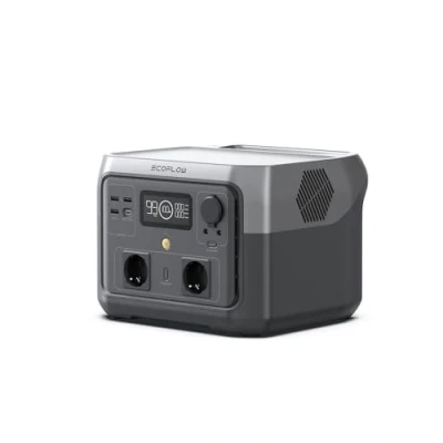 Imagen de Estación de energía portátil EF ECOFLOW RIVER 2 MAX, batería LiFeP04 512 Wh, carga rápida en 1 hora, hasta 1000 W potencia, generador solar para acampadas al aire libre/caravanas