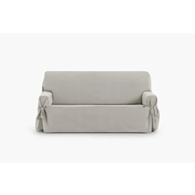 Imagen de Eysa Levante Funda de sofá, Algodón, Beige, 2 PLAZAS