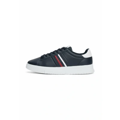 Imagen de Tommy Hilfiger Sneaker con suela cupsole Hombre Modern Stripes logotipo, Azul (Desert Sky), 45