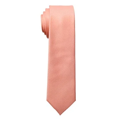 Imagen de MASADA Corbata para Hombre elaborada a mano y con gran esmero 6 cm de ancho Color salmón