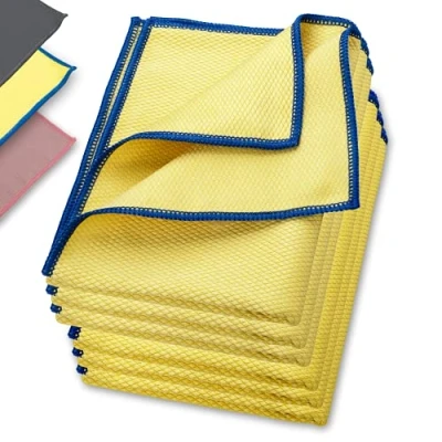 Imagen de ELEXACLEAN Ultra Clear Classic, Bayeta de Microfibra para Cristales (6 Unidades, 60x40 cm) Limpia sólo con Agua