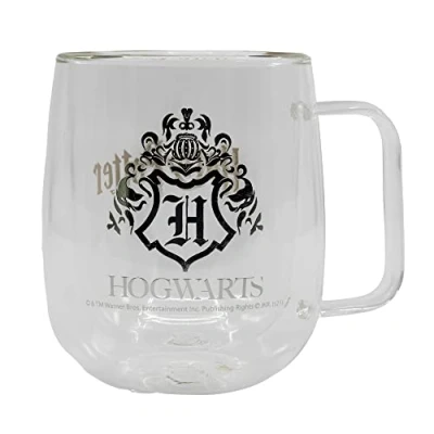 Imagen de Taza de cristal doble pared 290 ml Harry Potter