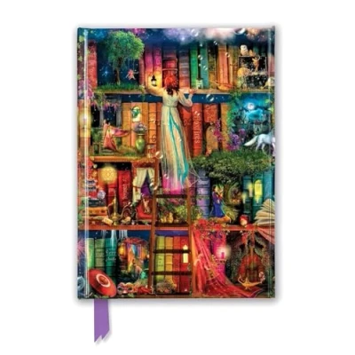 Imagen de Aimee Stewart: Treasure Hunt Bookshelves (Foiled Journal) (Flame Tree Notebooks)