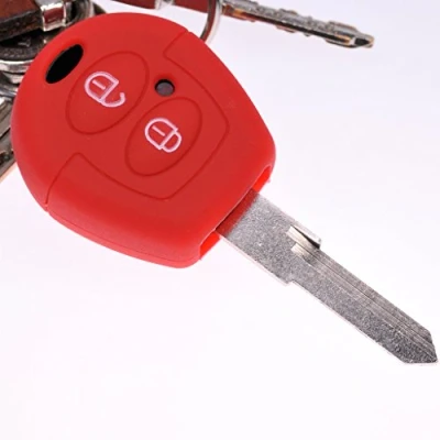 Imagen de Key Soft Case Cover Funda Protectora para Coche roja VW Seat Skoda T4 Fox Sharan Polo Córdoba