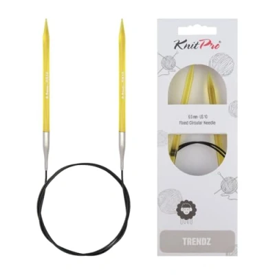 Imagen de Knit Pro KP51087 Agujas Circulares fijas (80 cm x 6 mm), Multicolor
