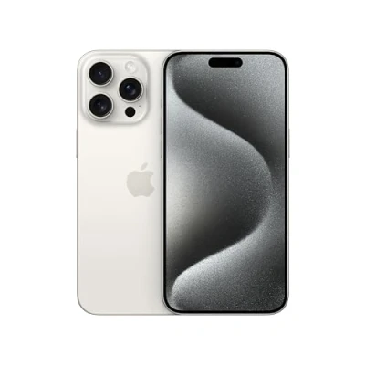 Imagen de Apple iPhone 15 Pro Max (256 GB) Titan Weiß (Generalüberholt)