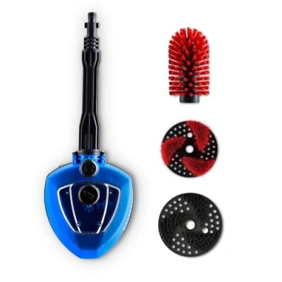 Imagen de Nilfisk Cepillo Multiuso 3 en 1 Cabezales Intercambiables para Coches, Ruedas y Jardín Accesorio Original Hidrolimpiadoras