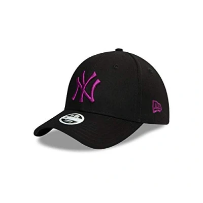 Imagen de New Era York Yankees MLB Cap 9forty Basecap Verstellbar Damen Baseball Colour Essential Schwarz Lila One Size