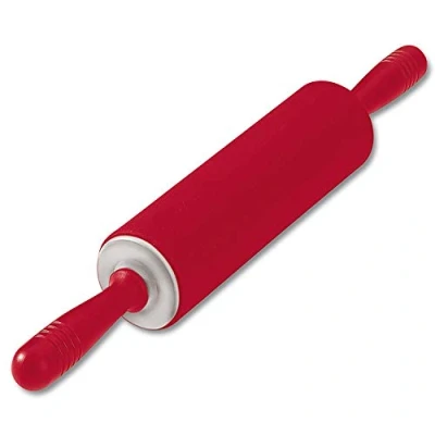 Imagen de ORIGINAL KAISER KAISERflex Red Rodillo de Masa, Metal, Silicona, Rojo, 25 cm