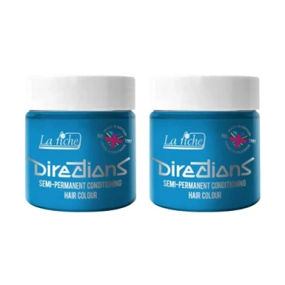Imagen de 2 x La Riche Directions Semi Permanent Hair Color Bote de 100 ml (Pastel Blue)