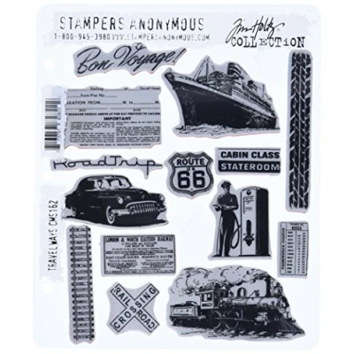 Imagen de Tim Holtz Juego de Sellos Goma, Estampado para Dibujo artístico