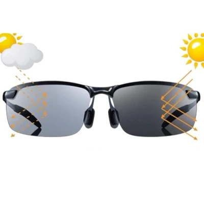 Imagen de Bloomoak Gafas de Sol Polarizadas Fotocromáticas para Conducir, Hombre Conducir Días Soleados y Nublados, Pesca, Golf, Antideslumbrantes, Protección UV400