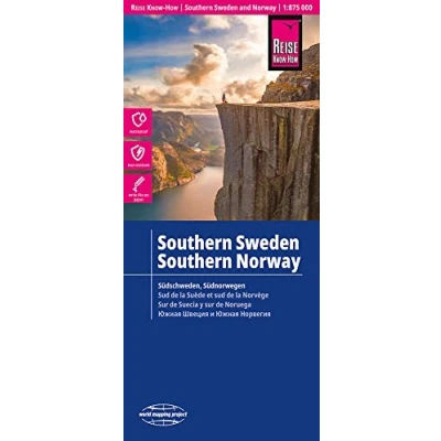 Imagen de Noruega sur y Suecia sur, mapa de carreteras impermeable. Escala 1:875.000. Reise Know How. (Southern Sweden and Norway (1:875.000))