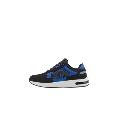 Imagen de Armani Exchange Dusseldorf Embossed Geometric Motifs, Zapatillas Hombre, Black Bluette, 41 EU