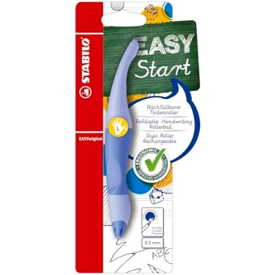 Imagen de Stabilo Bolígrafo Roller ergonómico Easyoriginal Pastel para zurdos en azul nube Cartucho incluido