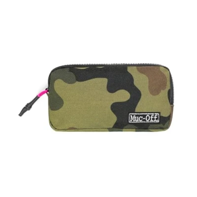 Imagen de Muc Off Estuche Para Accesorios de Bicicleta Resistente Bolsa Herramientas Poliéster 900D Estampado Camuflaje con Cremallera Guardar Cámaras Reserva, Herramientas, Llaves y Móvil