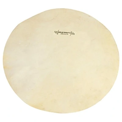 Imagen de World Rhythm Piel de cabra blanca 12 pulgadas para cabezal tambor Djembe