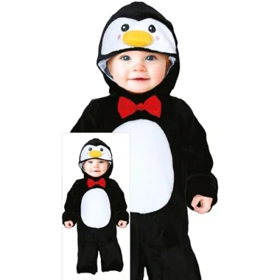 Imagen de FIESTAS GUIRCA Disfraz de Pequeño Pingüino Adorable para Bebé Mono Niños Pequeños Bebés 18 a 24 Meses
