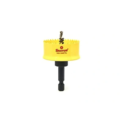 Imagen de Starrett CSC040 Corona perforadora Bi Metal CORDLESS, Amarilla, 40 mm