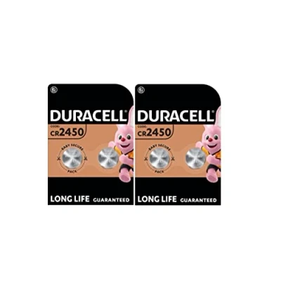 Imagen de 4 x Duracell Cr 2450 Lithium (2 blísters de 2 baterías) pilas