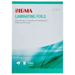 Imagen de SIGMA Folios de laminación LF380 DIN A3, transparente, 50 piezas