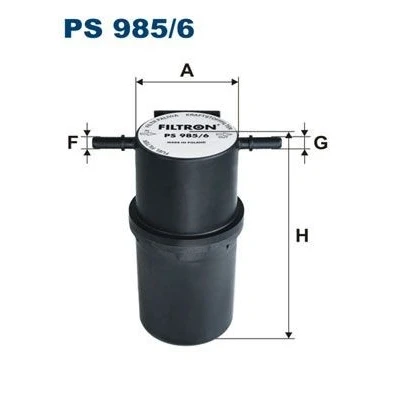 Imagen de FILTRON PS 985/6 Filtro Combustible de tubería 10 VOLKSWAGEN: Crafter 30 50 Camión plataforma/Chasis, Furgón