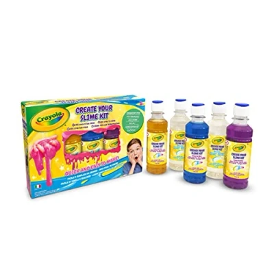 Imagen de Crayola Set CREA tu Slime, para Crear el Slime de Colores, Actividad Creativa y Regalo Niños, a Partir 5 años, 25 2160