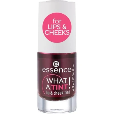 Imagen de Esence WHAT a TINT! lip &amp; cheek tinta, iluminador, n.º 01 Kiss from rose, rosa, resultado inmediato, duradero, natural, vegano, sin microplástico, nanopartículas (4,9 ml)