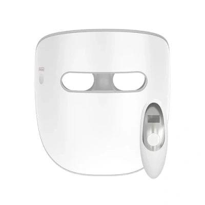 Imagen de TensCare Glomask Mascarilla Facial LED Rejuvenecimiento de la Piel, Reducción las arrugas, Control del Acné, Luminoterapia Rojo, Azul e Infrarrojo Cercano Tratamiento