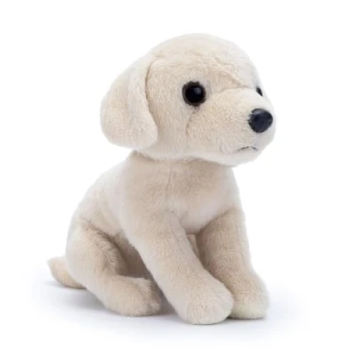 Imagen de Zappi Co Buddy el perro de peluche blanco labrador (15 cm) cachorro como la nieve Suave, acogedor, 100% reciclado, compañero ideal para los amantes perros
