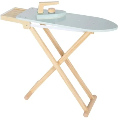 Imagen de Small foot Tabla de Planchar con Plancha Madera, Altura Ajustable y Plegable, para niños a Partir 3 años, 12480, Color Azul,