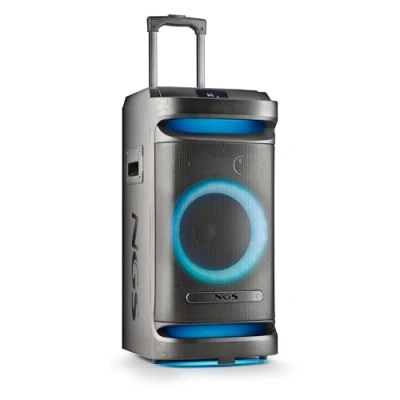Imagen de Altavoz Portátil Inalámbrico Ngs Wild Space 1 Bluetooth/usb/aux 180w Rms Negro