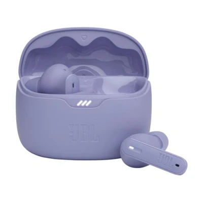 Imagen de Auriculares True Wireless JBL Tune Beam, 48h Autonomía, Graves puros, Cancelación ruido, Lila