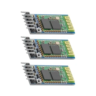 Imagen de 3 pcs HC Type 05 Wireless Bluetooth RF Transceiver Master Slave Integrado Módulo 6 Pin Puerto Serie Inalámbrico Comunicación BT Modul.