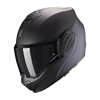 Imagen de Scorpion NC Casco per Moto, Unisex Adulto, Negro/Azul/Blanco, S