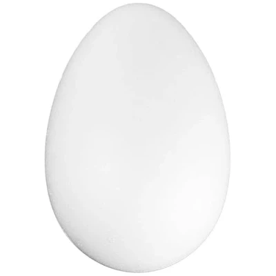 Imagen de Ideen mit Herz Huevo de poliestireno, 2 piezas, grande y divisible (16 cm alto, 11 diámetro, 1 unidad)