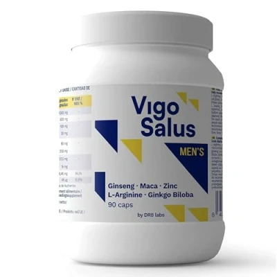 Imagen de TESTOSTERONA Hombre Potenciador Masculino Más Fuerza + Duración Energía Maca, Tribulus Terrestris, Ginseng, L Arginina, Ginkgo Biloba y Zinc Alta Dosis Vigosalus 90 Cápsulas