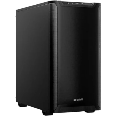 Imagen de be quiet! Pure Base 501 Caja de PC, 2 Ventiladores Wings 3 140mm PWM preinstalados, presión Aire Extraordinaria, USB 3.2 Gen. Tipo C, instalación Vertical Opcional la Tarjeta gráfica