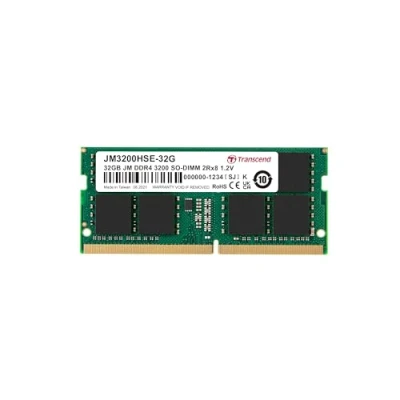 Imagen de Transcend 32 GB JM3200HSE Módulo de Memoria JM DDR4, 3200 MT/s, SO DIMM