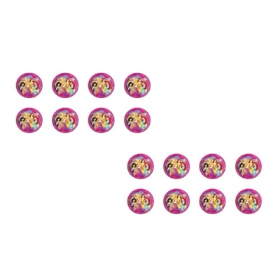 Imagen de ALMACENESADAN 4739, Pack Princesas Compuesto por 16 Platos de cartón, Ideal para Fiestas y cumpleaños, diametro 20 cm (8435510347390)