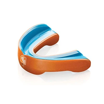 Imagen de Shock Doctor Mundschutz Gel Nano Convertible Protector bucal de Artes Marciales (Protector bucal, Ajustables), Color Naranja, Talla Einheitsgröße