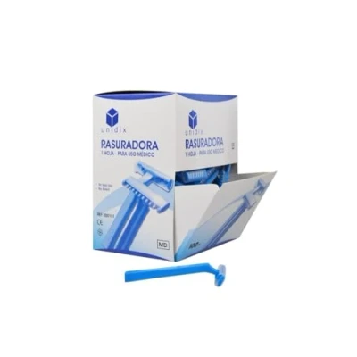 Imagen de Maquinillas de Afeitar Desechables 1 Hoja Caja Dispensadora 100 Unidades Aptas para Uso Médico/Hospitales/Centro Sanitarios/Estudio Tatuajes/Centros Estética No Estéril